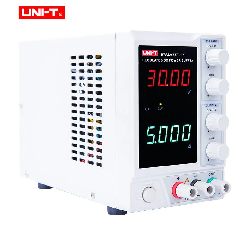 Источник питания постоянного тока UTP3313TFL-II/3315TFL-II 30V3A 30V5A одноканальный линейный стабилизированный источник питания постоянного тока с двойным дисплеем