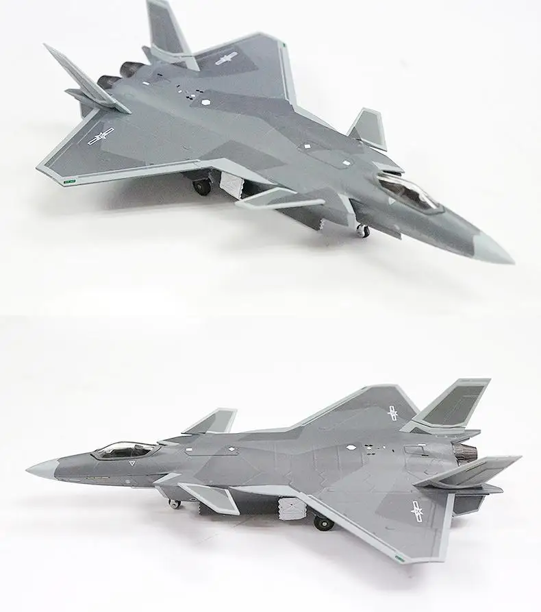 AF1 Китай J-20 1/100 литья под давлением модель самолета
