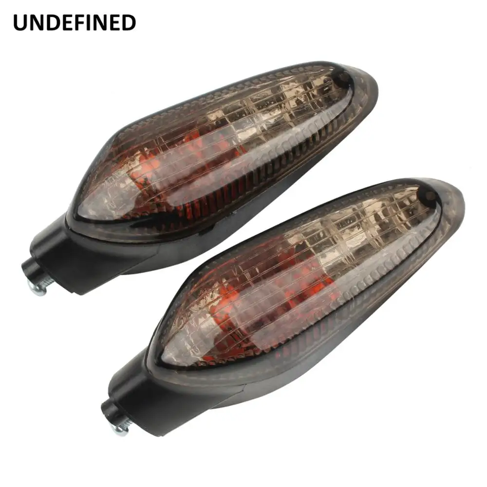 Dark Smoke Motorcycle Front Rear Turn Signal Amber Indicators Bulb For Ducati Monster 695 696 796 821 1100/S/EVO 1200 12V 10W