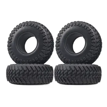 

4 Pieces 107Mm Rubber Rocks Tires / Wheel Tires For 1:10 Rc Rock Crawler Axial Scx10 90047 D90 D110 Tf2 Trx-4 S273