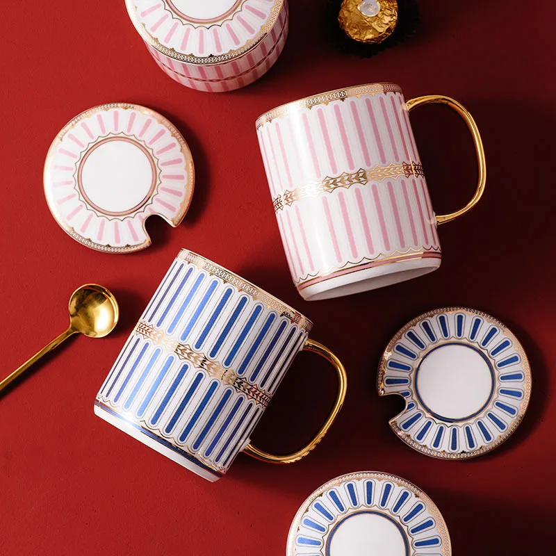 Питейная посуда кружки кофейная кружка с ложкой кофейная чашка tazas caneca taza de ceramica creativas Кружки Кофейные чашки таза кафе чайная кружка