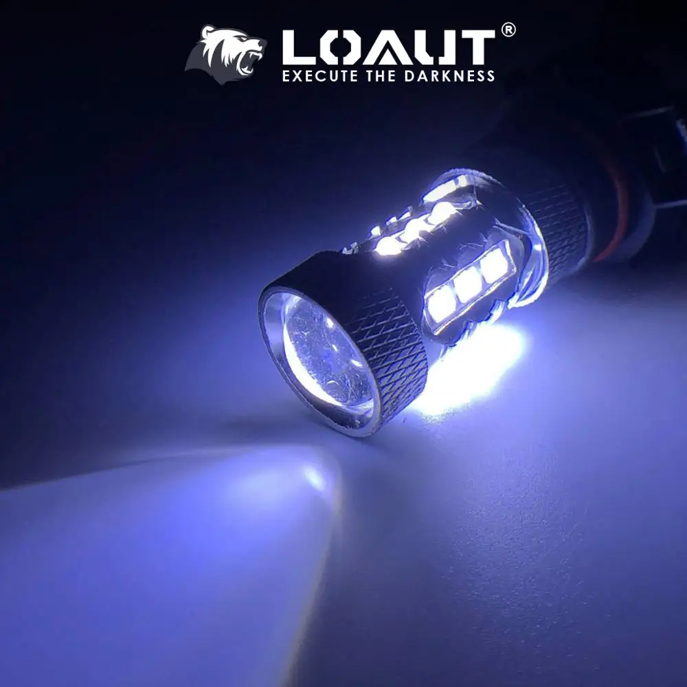 LOAUT H16 5202 5201 ЕС JP 80 Вт Светодиодный светильник супер яркий белый автомобиль противотуманные фары 12 В 24 в 6000 К Белый Вождение день ходовой лампы Авто белый