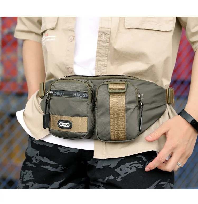 mobile phone chest rig bag heuptasje chestbag mannen borst tas waist pack men money belt bag correa bolso cinturon bauchtaschen
