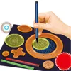 27Pcs Spirograph Drawing Toys Set Interlocking Gears Wheels with Pens Spiral Designs Painting Accessories Geometric Ruler Toy 2