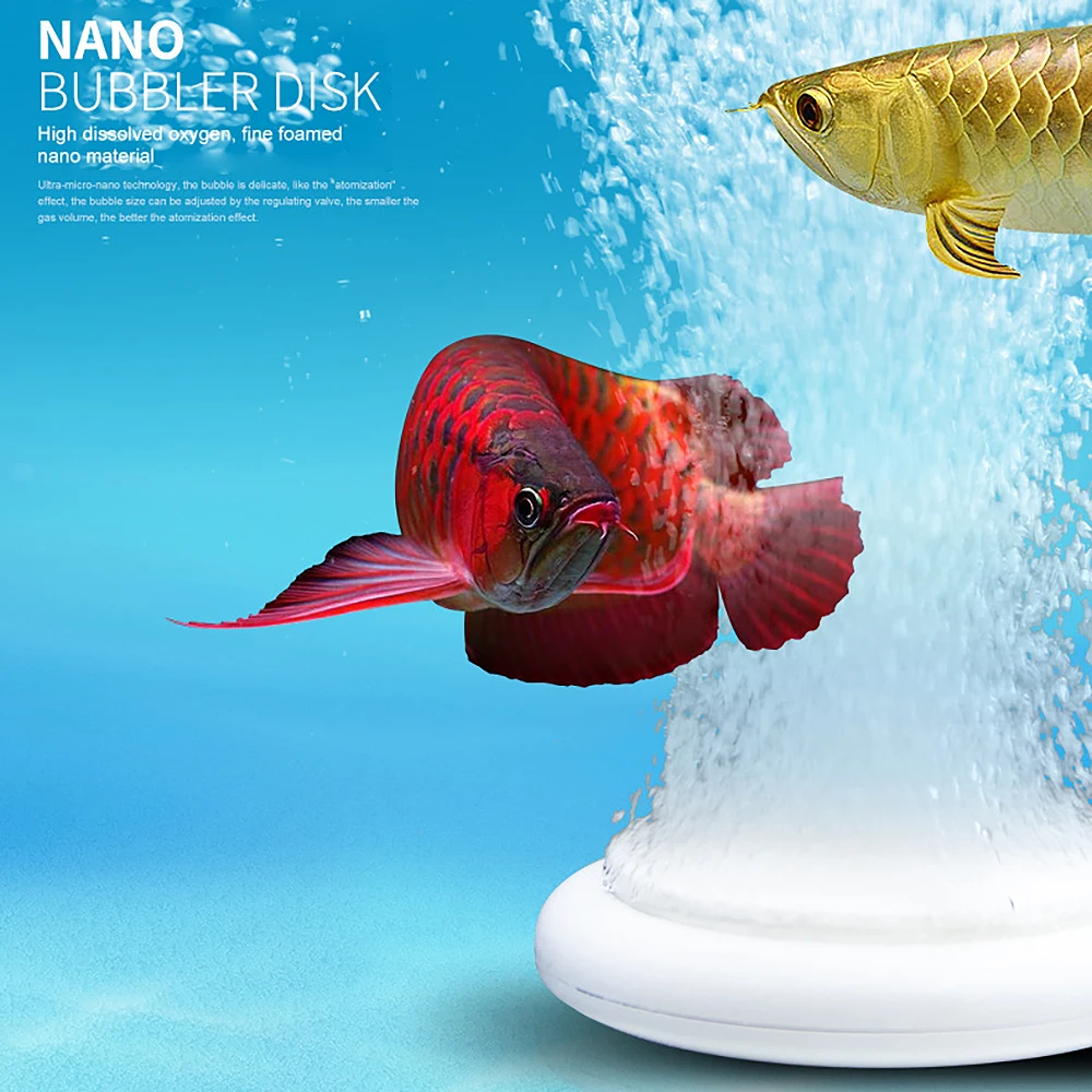 Аквариум Nano Bubble диск аквариум воздушный камень комплект Bubbler нано печи дымоход