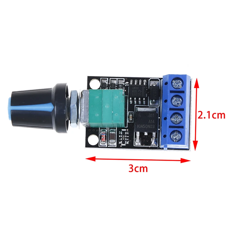 

DC 5V-16V 10A PWM DC Motor Speed Controller Governor Stepless Speed Regulator