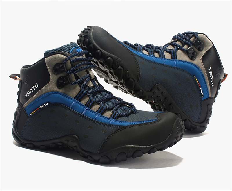 New Men Hiking Boots Waterproof Mountain Trekking Shoes Breathable Climbing Shoes Anti-skid Outdoor Sports Sneaker Hunting Boots