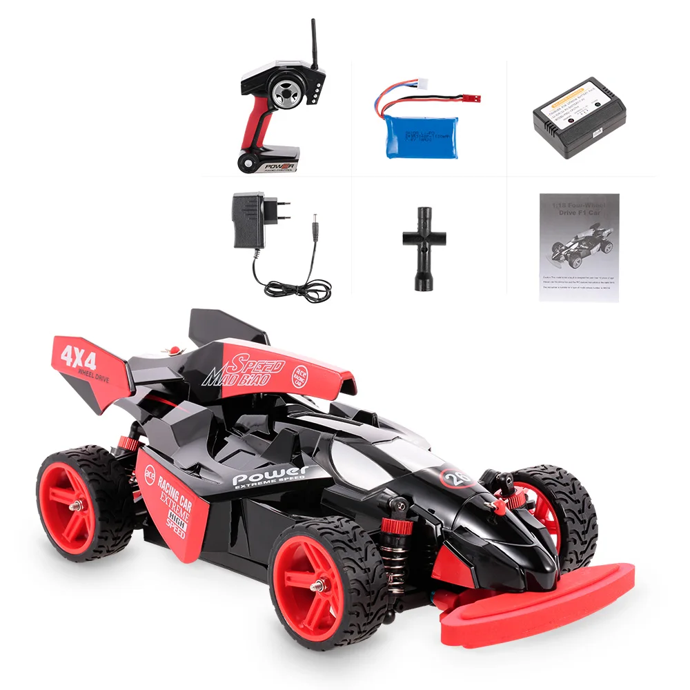 WLtoys 184012 2 4 ГГц 4WD 1/18 45 км/ч Матовый Электрический гоночный автомобиль RTR F1