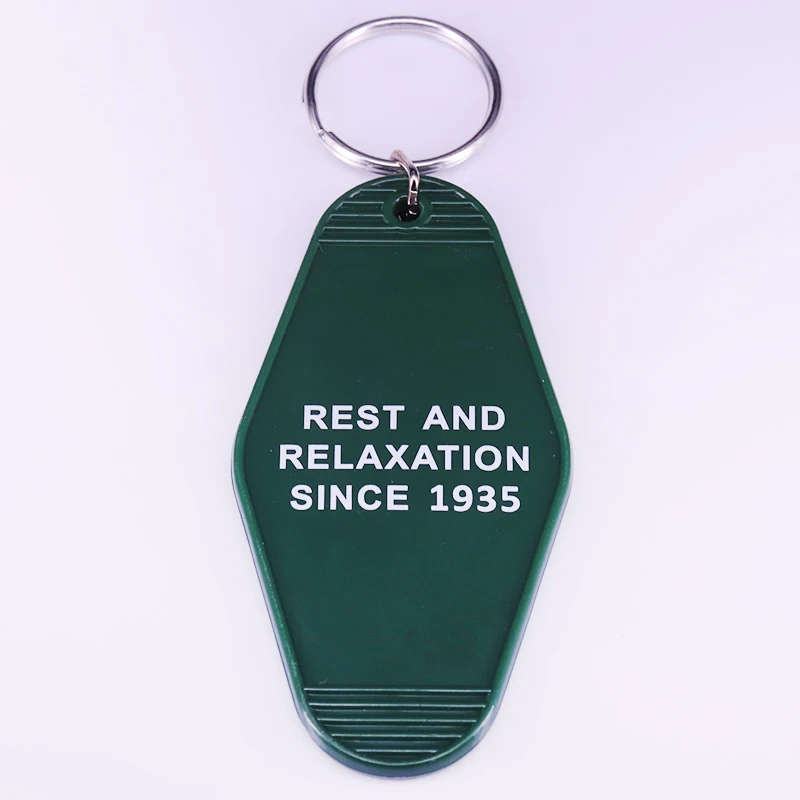 Friday The 13th inspired camp crystal lake green key tag