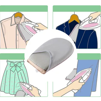 

Heat Resistant Portable High Temperature Ironing Pad Home Collars Garment Steamer Thick Clothes Holder Travel Sleeves Handheld