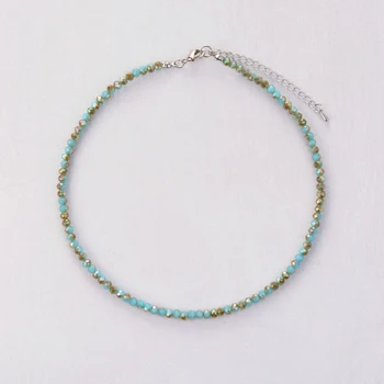 

Womans Choker 4MM Plated Crystal Choker Necklace 2019 Simple Collar Necklace Choker Trendy Vintage Jewelry Best Gift to Birthday