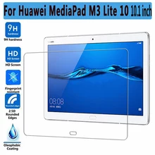9H Tempered Glass for Huawei Mediapad M3 Lite 10 10.1 inch BAH-W09 BAH-AL00 Screen Protector for Huawei M3 Lite 10 Glass Film