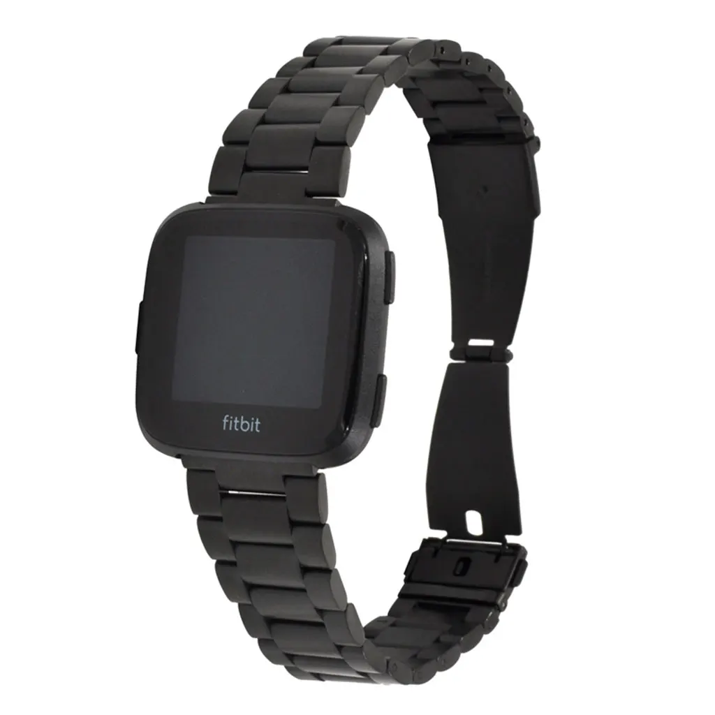 Подходит для Fitbit Versa сменный Браслет из нержавеющей стали без винтов