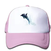 HNYL шляпы прыжки Дельфин Дети Малыш Регулируемая Snapback сетки задняя крышка мяч кепки Хэллоуин