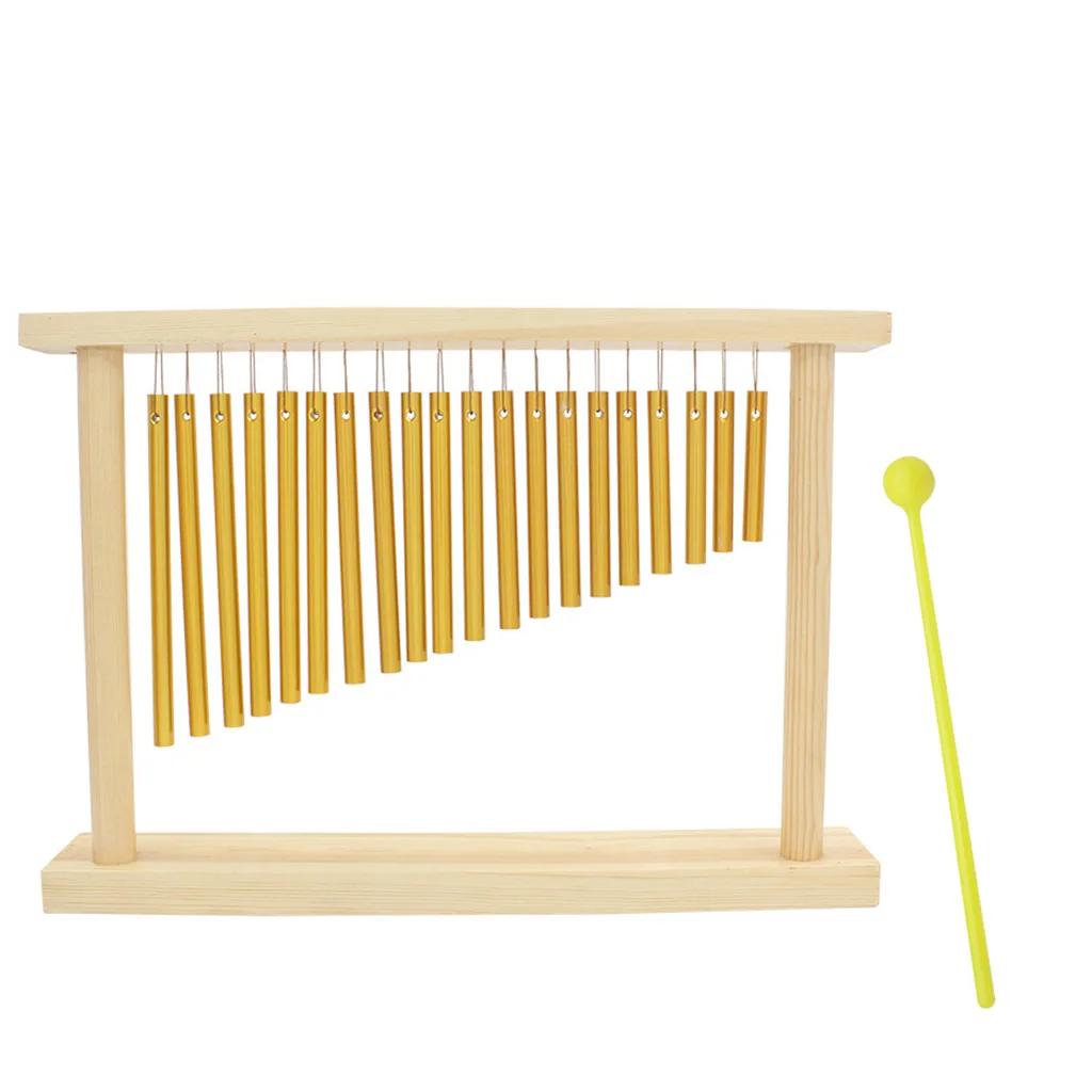 Лучшие 20 ключей Windchime ручной перкуссионный медный колокольчик бар 388X270 мм