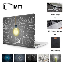 МТТ чехол для ноутбука Apple MacBook Air Pro Retina 11 12 13 15 Touch bar лампочка печатных mac book 12 дюймов жесткий