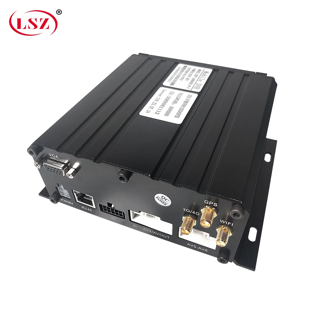  LSZ Spot al por mayor 3G WiFi GPS 6ch móvil dvr tarjeta sd + hdd MDVR camión de bomberos/Autobús es