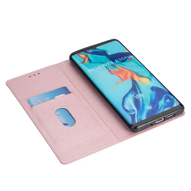Магнитный чехол-книжка с бумажником для huawei P30 P20 Pro Lite, блестящий кожаный чехол-бампер из ТПУ для mate 10 20 30 Lite Pro huawei, чехол