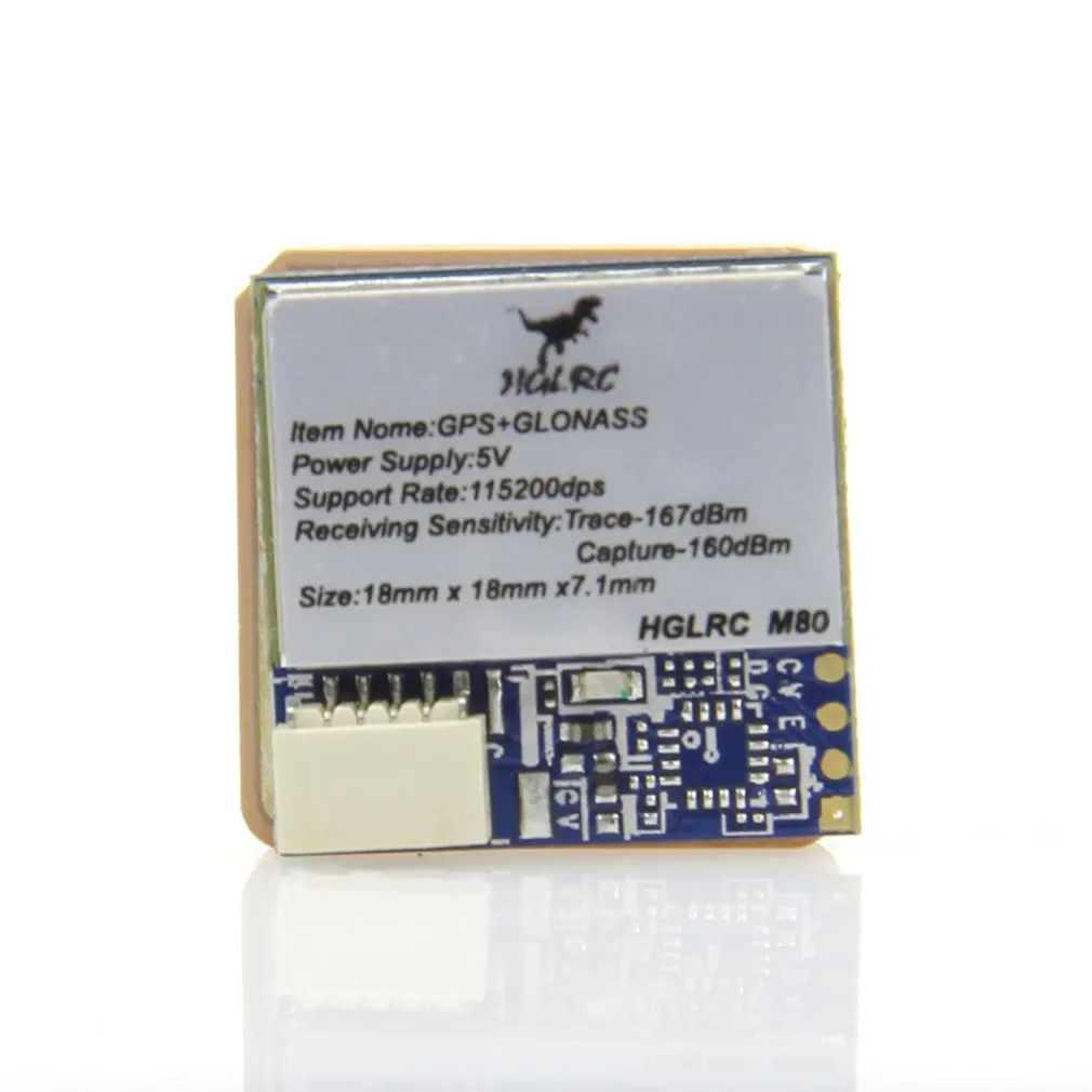 HGLRC M80 gps Мини gps модуль поддерживает gps, ГЛОНАСС, GALILEO, QZSS, SBAS, BDS для радиоуправляемого дрона FPV гоночные модели часть и аксессуары