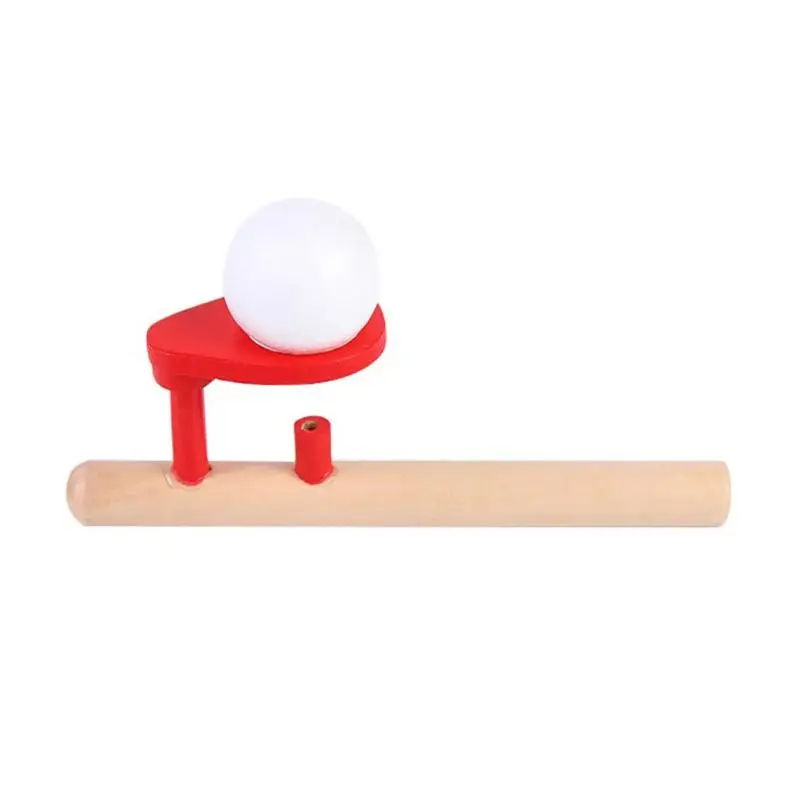 1 набор, Классическая деревянная игра, плавающий шар, Schylling, Blow Ball, игрушки для хобби, Веселая спортивная игрушка, плавающий мяч, игра, развивающие игрушки для малышей