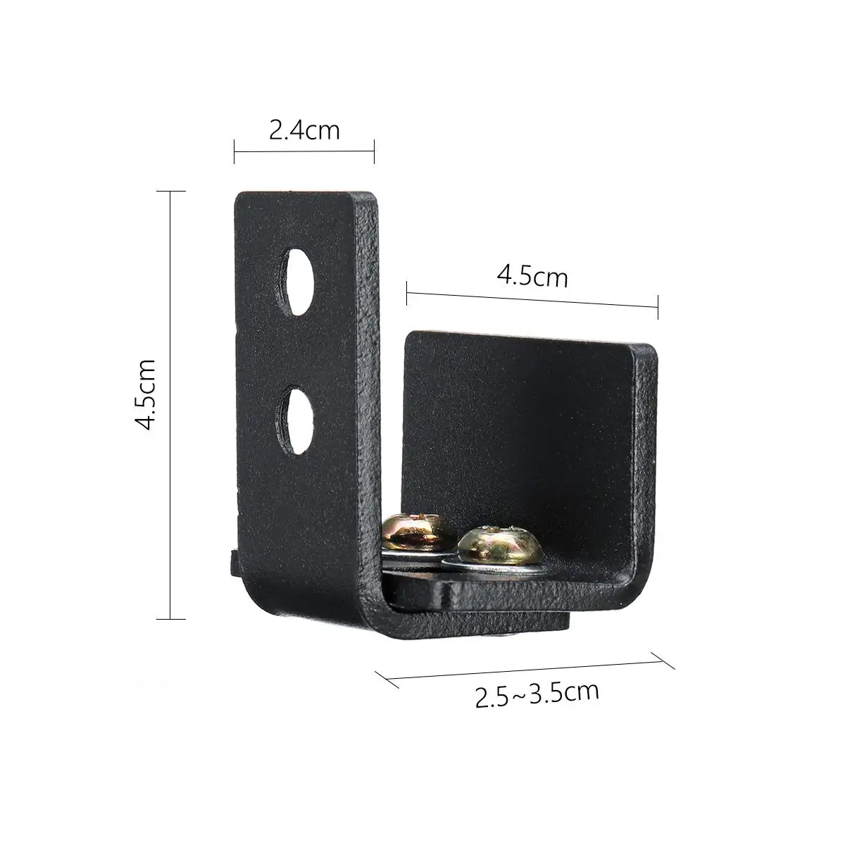 Adjustable Sliding Floor Guide Clip Barn Door Clip Hardware with Screws Suitable for barn doors prevent the door from swinging