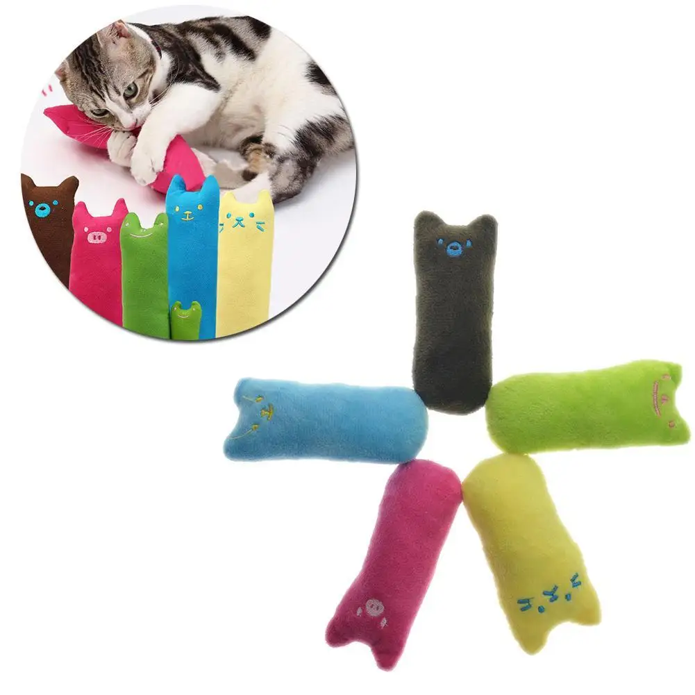 Забавная милая игрушка для домашнего питомца, котенка, кошки, игрушка для большого пальца, хлопок, царапина, содержащая Катнип, натуральная мята, подушка, игрушки, товары# xin