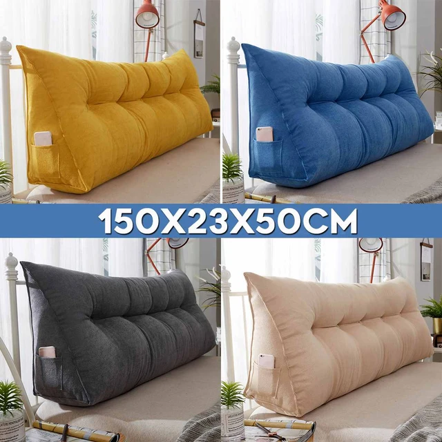 Triangle Pillow with Adjustable headrest pillows for bedroom living room  Reading Back Supporter Detachable sofa cusion - AliExpress
