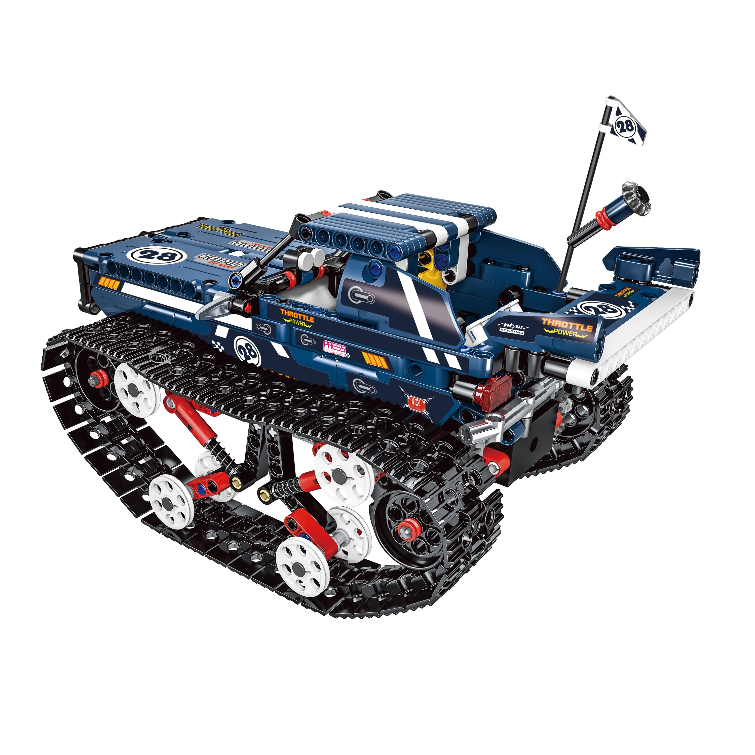

powe rc smart blocks Crawler Racing Car Tracked Racer Remote Control RC Car Building Blocks City Technic Car Toys Gift Bricks