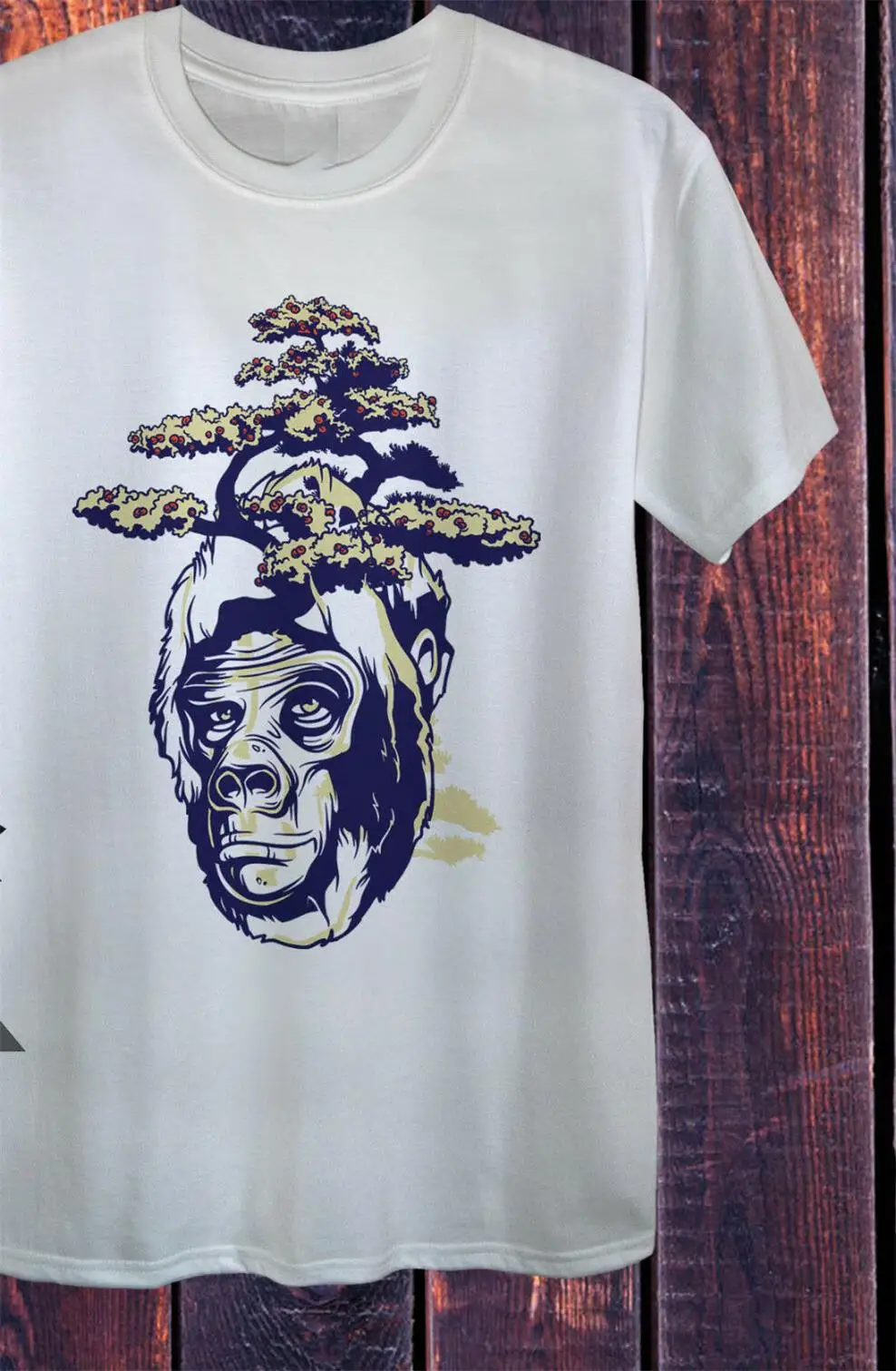 

Green Tree Monkey T-Shirt For Men Women Or Unisex Movie Planet Of The Apes Apparel Casual Tee Shirt