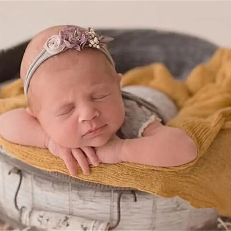Эластичное одеяло для фотосессии новорожденных; хлопковый ковер для девочек и мальчиков; реквизит для фотосессии