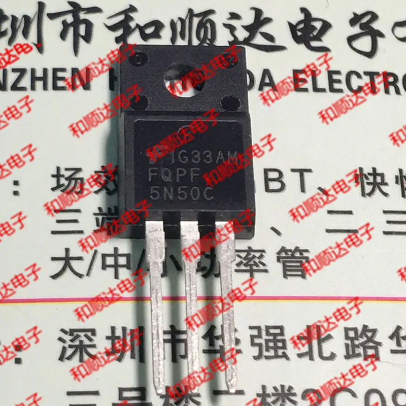 10 шт./лот FQPF5N50C Новый точечный TO-220F 500В 5А | Электронные компоненты и принадлежности