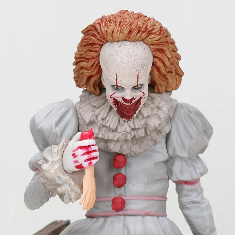 23 см NECA Stephen King's It Pennywise Joker Horror Deluxe Edition экшн фигурка ПВХ коллекционная игрушка на