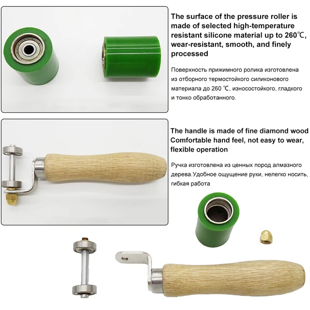 Rullo Di Saldatura In Silicone 40 Mm - Per Teloni PVC, Resistente Fino A 260&deg;C