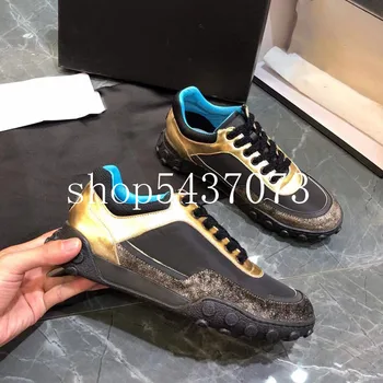 

women sneaker New 2019 Brand Women Sneakers Designer Sneakers Lace Up Leather Dad shoes Design Casual Trainer Women shoes