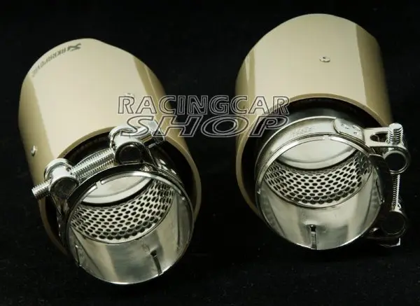 Новинка AK стиль Золотой квадроцикл глушитель выхлопных газов наконечники Pip 1