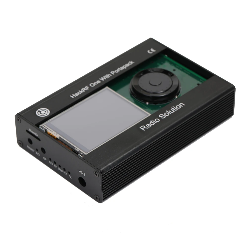 2,4 дюймов ЖК Сенсорная панель Portapack с металлическим корпусом для HackRF One SDR программное радио