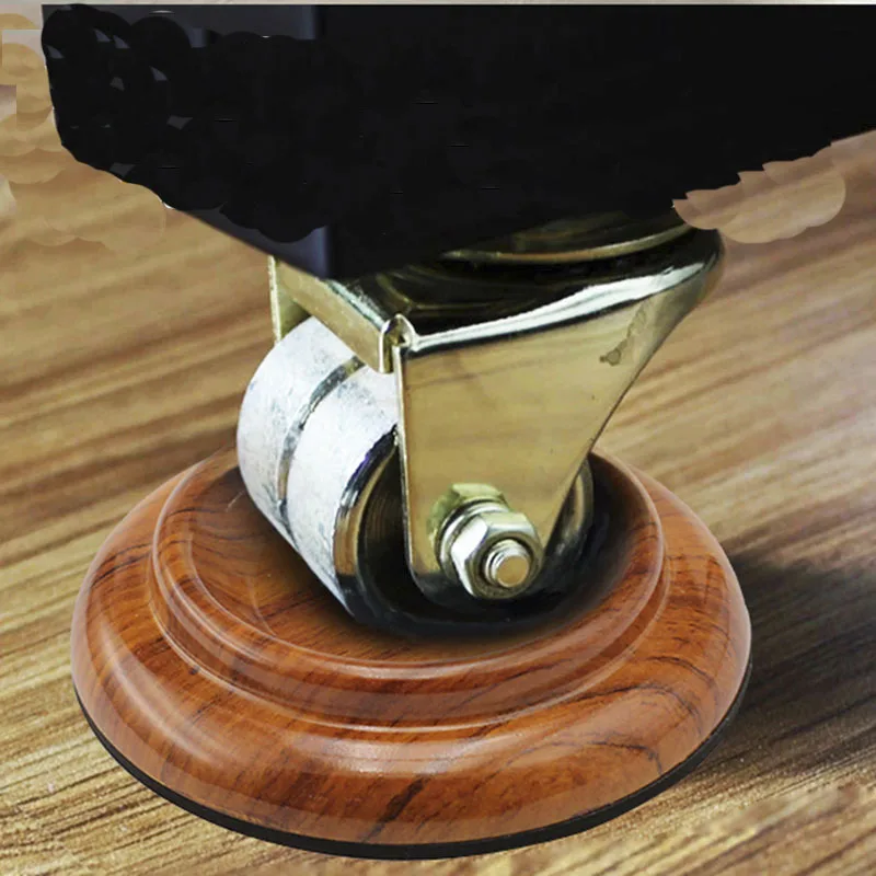 16/8/4pcs Furniture Covers Protector Caster Cups Black Brown Table Chair Anti-slide Legs Feet Covers Plastic 102mm