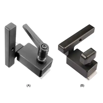 

T-Slot Miter Slide Track Limiter ABS Steel DIY Durable and Easy to Use for Carpenter Manual Router Table DIY Woodworking Tool