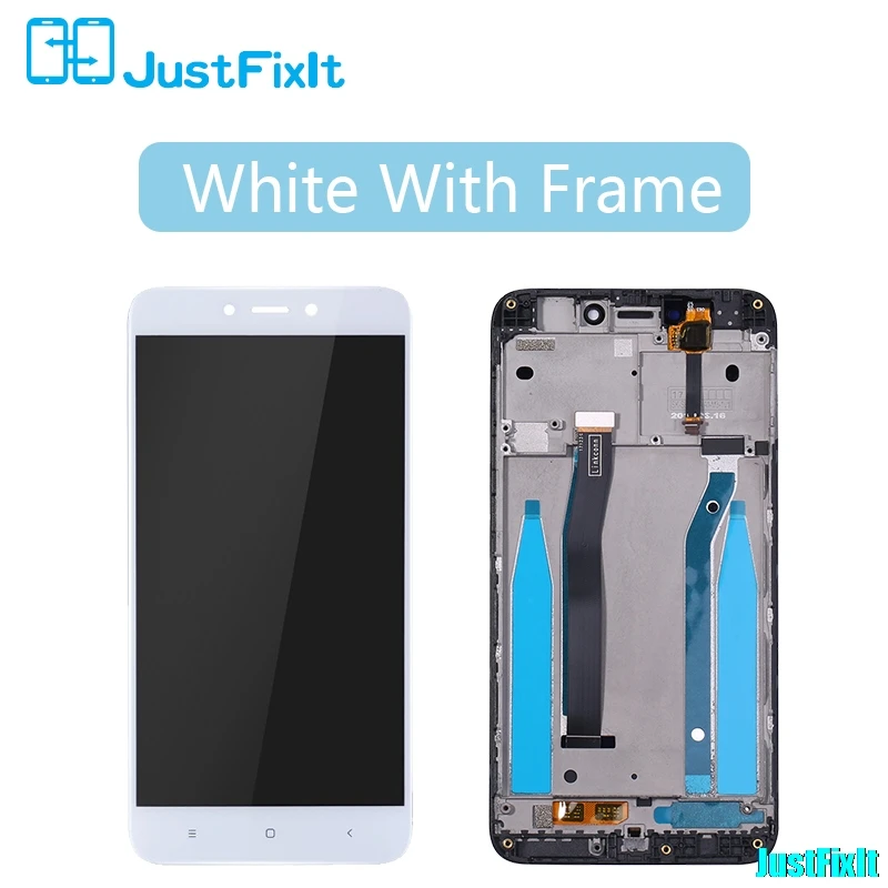 White with Frame Для Xiaomi Redmi 4X ЖК-экран сенсорный дигитайзер с рамкой ЖК-дисплей для Xiaomi Redmi 4X10 сенсорные запасные части - Цвет: White with Frame