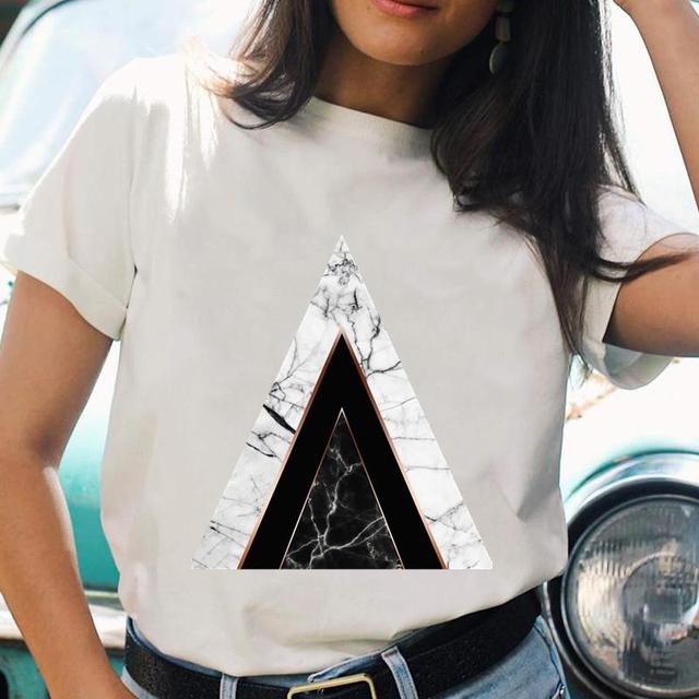 Cartoon Casual Printing T-shirts Regular Ladies T Top Shirt Print Female Graphic Fashion Tee O-neck Short Sleeve T-Shirt