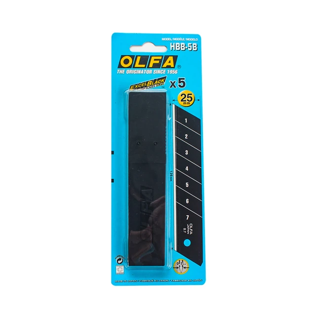 Olfa HB-5B 25 mm Replacement Blades - 5 Pack