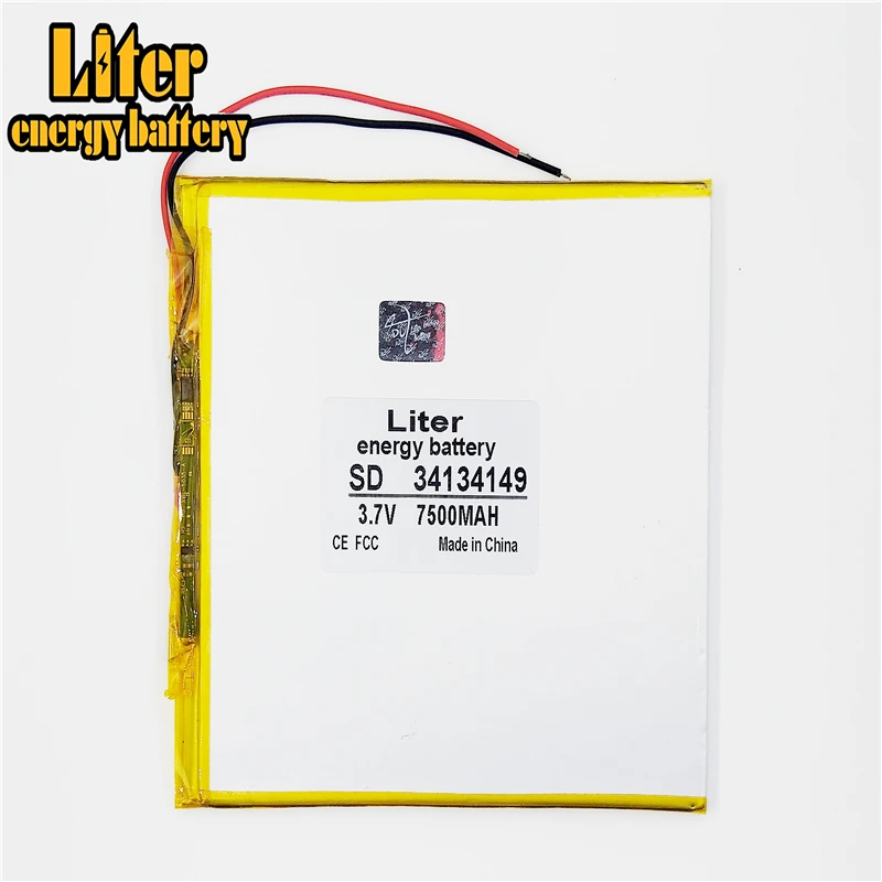 34134149 35135150 3 7 V 7500MAH полимерный литий-ионный литий-ионная аккумуляторная батарея
