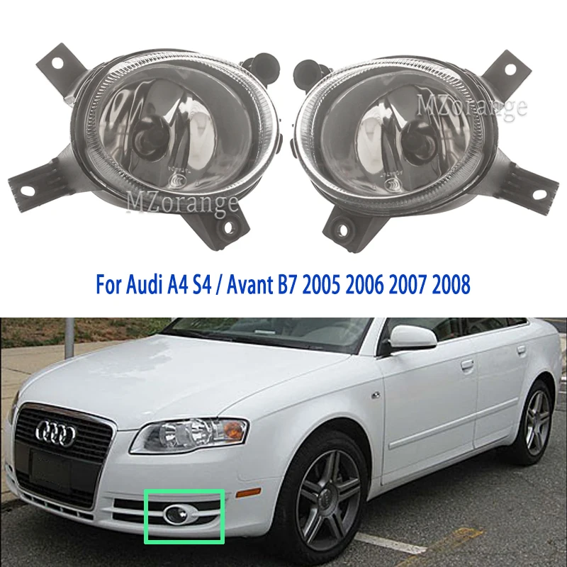 Для Audi A4 B7 Avant противотуманный светильник головной светильник s галогенный противотуманный светильник 2005-2008 светодиодный противотуманный светильник s Противотуманные фары противотуманный светильник DRL противотуманный светильник s foglamp - Цвет: Halogen