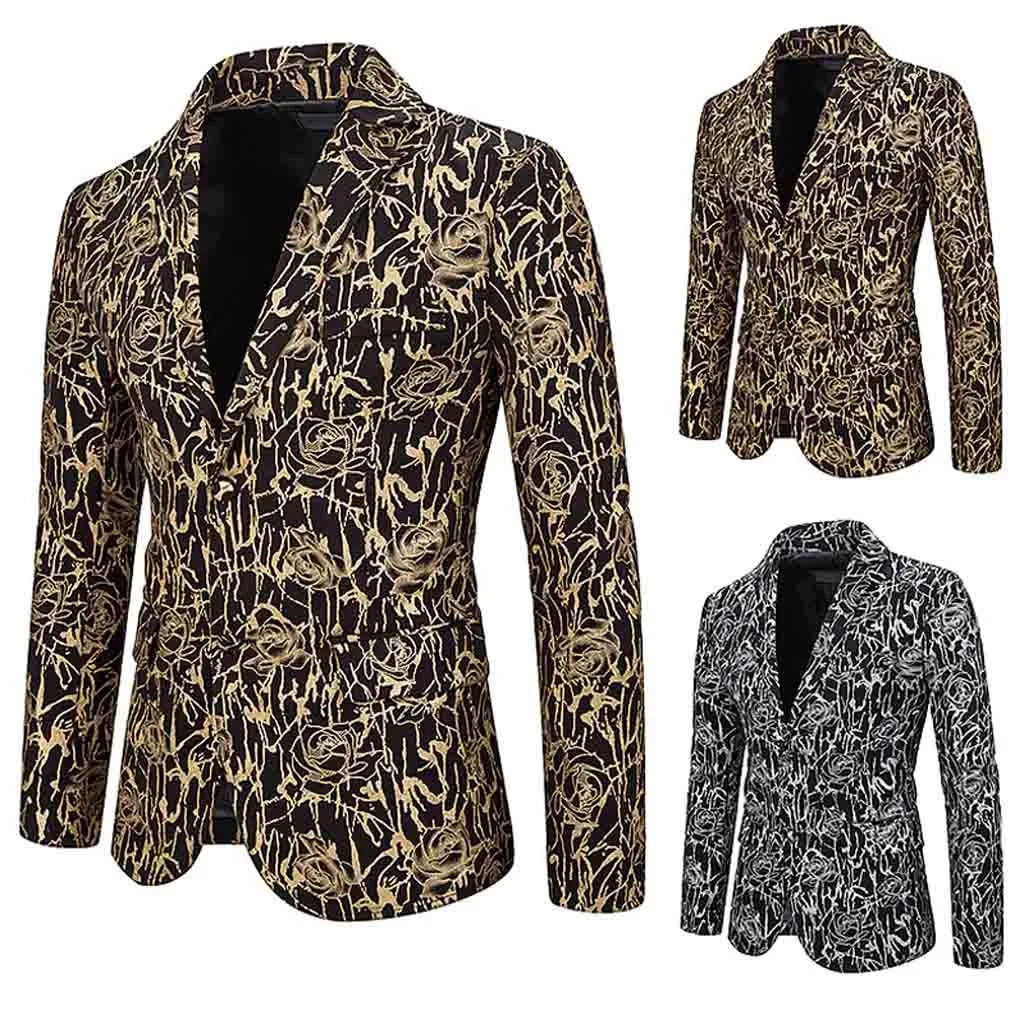 Формальные однотонные свободные модные лацканы Slim Fit повседневные мужские пиджаки пальто плюс размер бренд блейзер классические костюмы мужские блейзеры