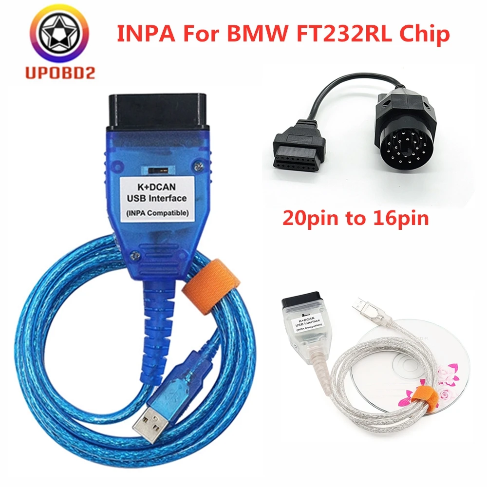 INPA для BMW K DCAN + CAN с переключателем микросхем FT232RL USB интерфейс диагностический