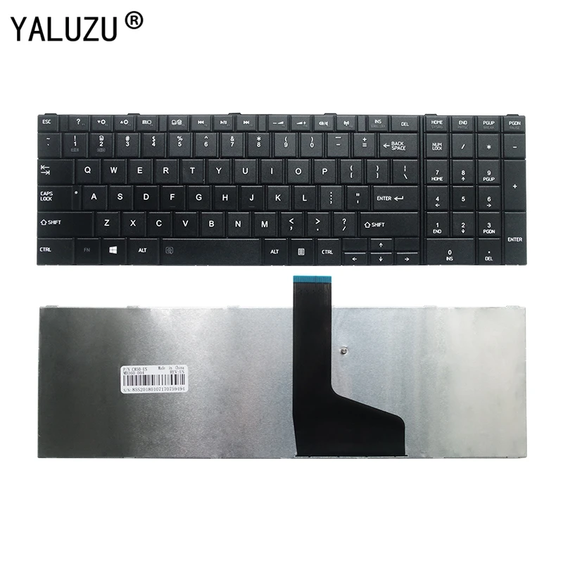 YALUZU US keyboard for TOSHIBA FOR SATELLITE C850 C850D C855 C855D L850 L850D L855 L855D L870 L870