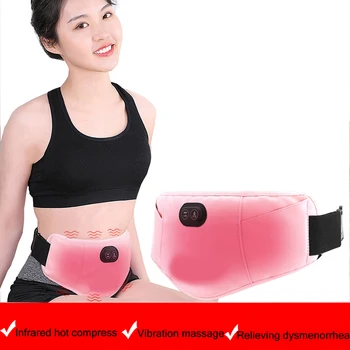 

Far-infrared Electric heating massage belt Warm uterus belt Waist Protect Belt Uterine Lumbar Vertebrae Warm Belt Health Care