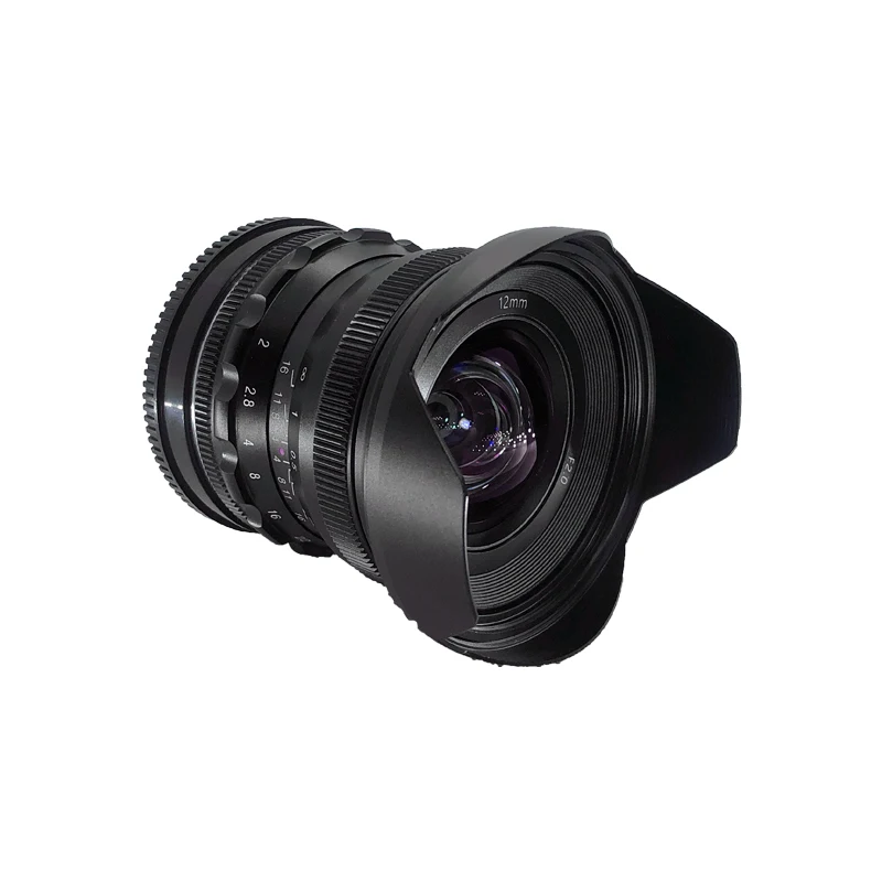 

WesleyWSL 12mm F2.0 Lens for Sony NEX-3 NEX-5 A6000 E-mount / for Fuji XF APS-C / Panasonic Olympus Macro 4/3 Mirrorless Camera