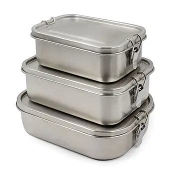 

Stainless Steel Lunch Box Leakproof Metal Lunch Containers for Kids
