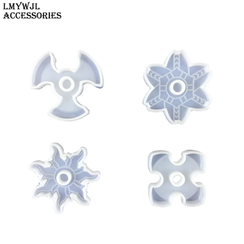 DIY Fingertip Gyro Resin Silicone Mold Vent Decompression Toy Fingertip Gyro Making Accessories Handicraft Epoxy Resin Mold